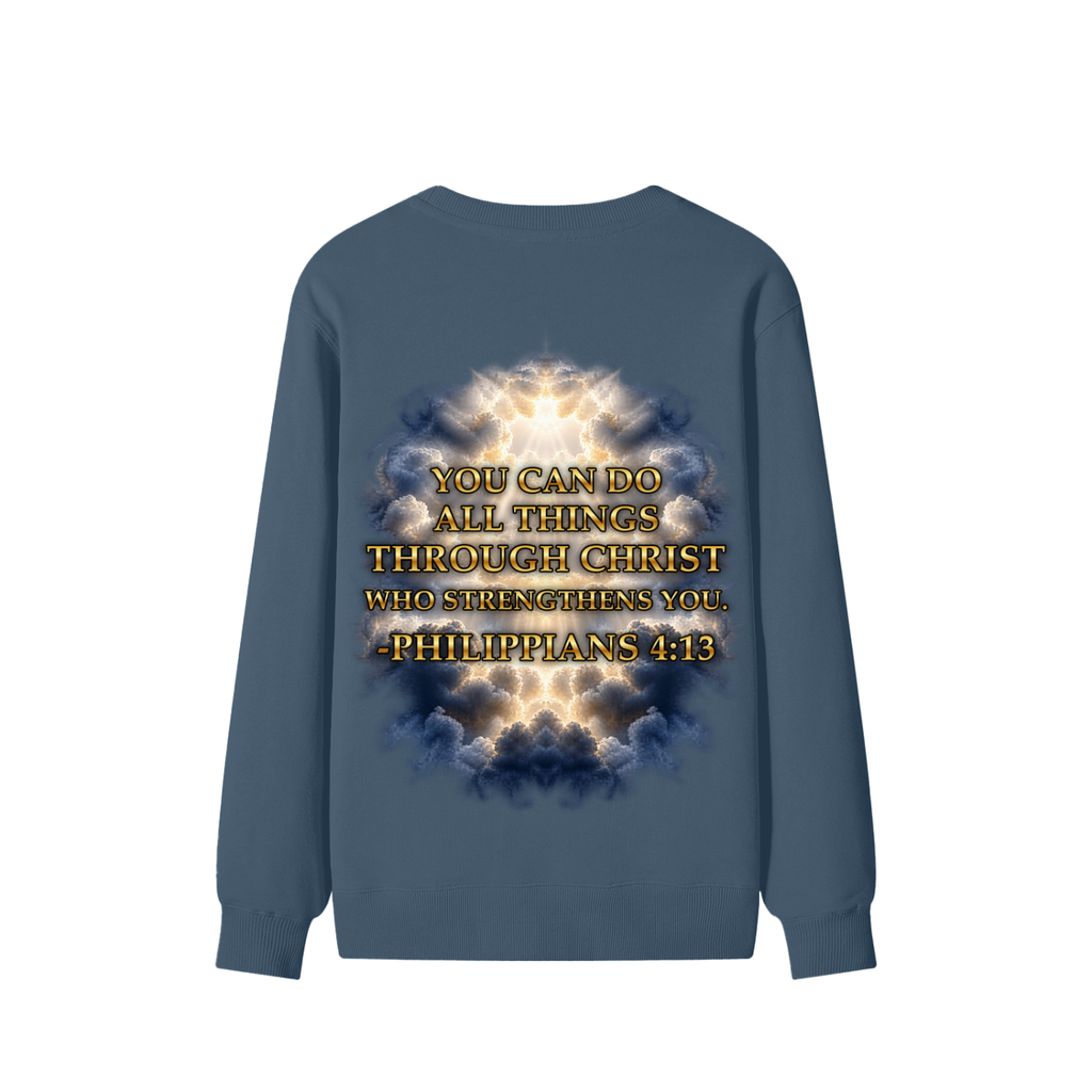Jubilore "Christ Saves" Classic Unisex Cotton Sweatshirt
