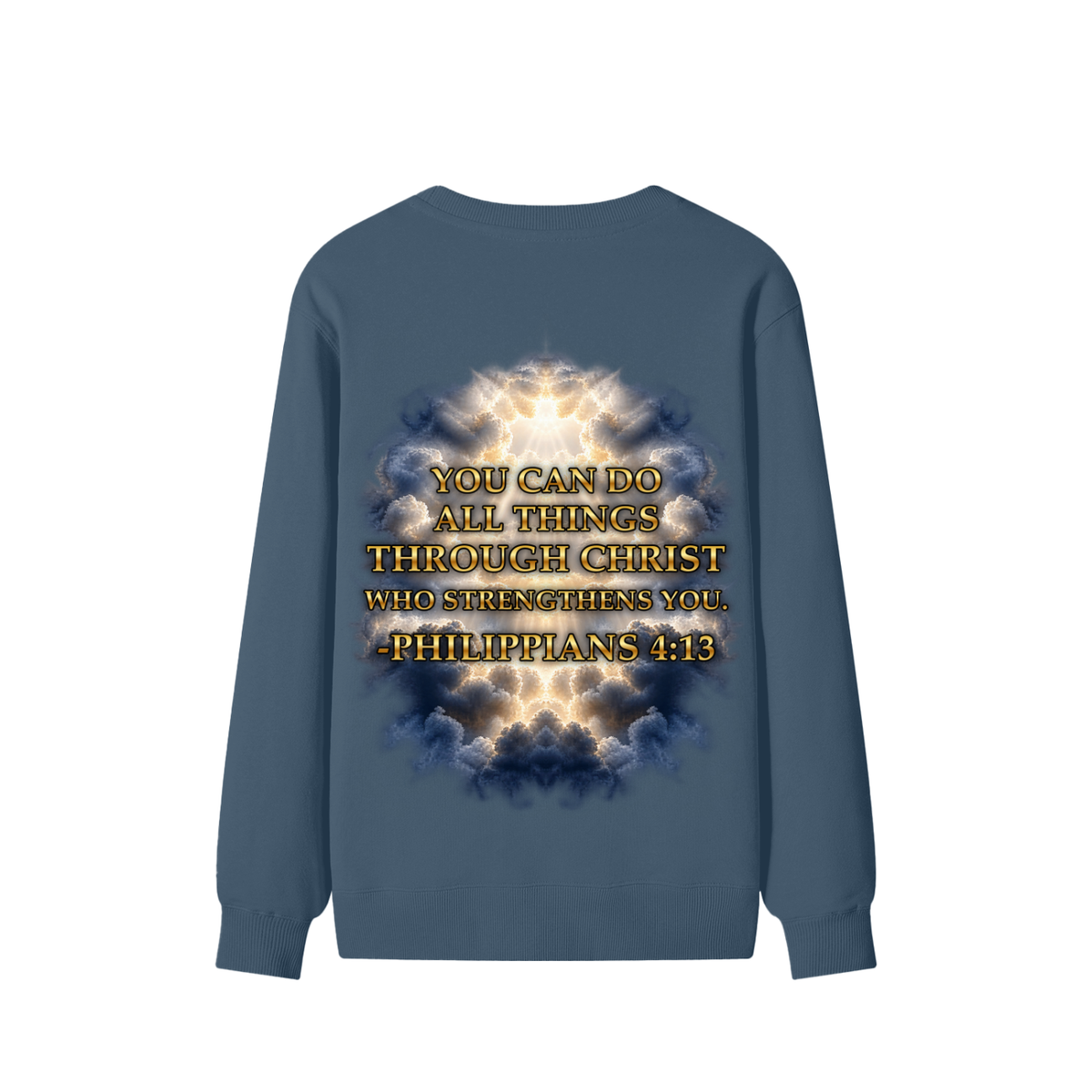 Jubilore "Christ Saves" Classic Unisex Cotton Sweatshirt