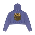Jubiloré "Dominions" Women’s Mineral Washed Crop Hoodie