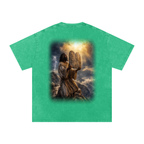 Jubilore “Moses” Snow Washed Oversized Cotton T-Shirt