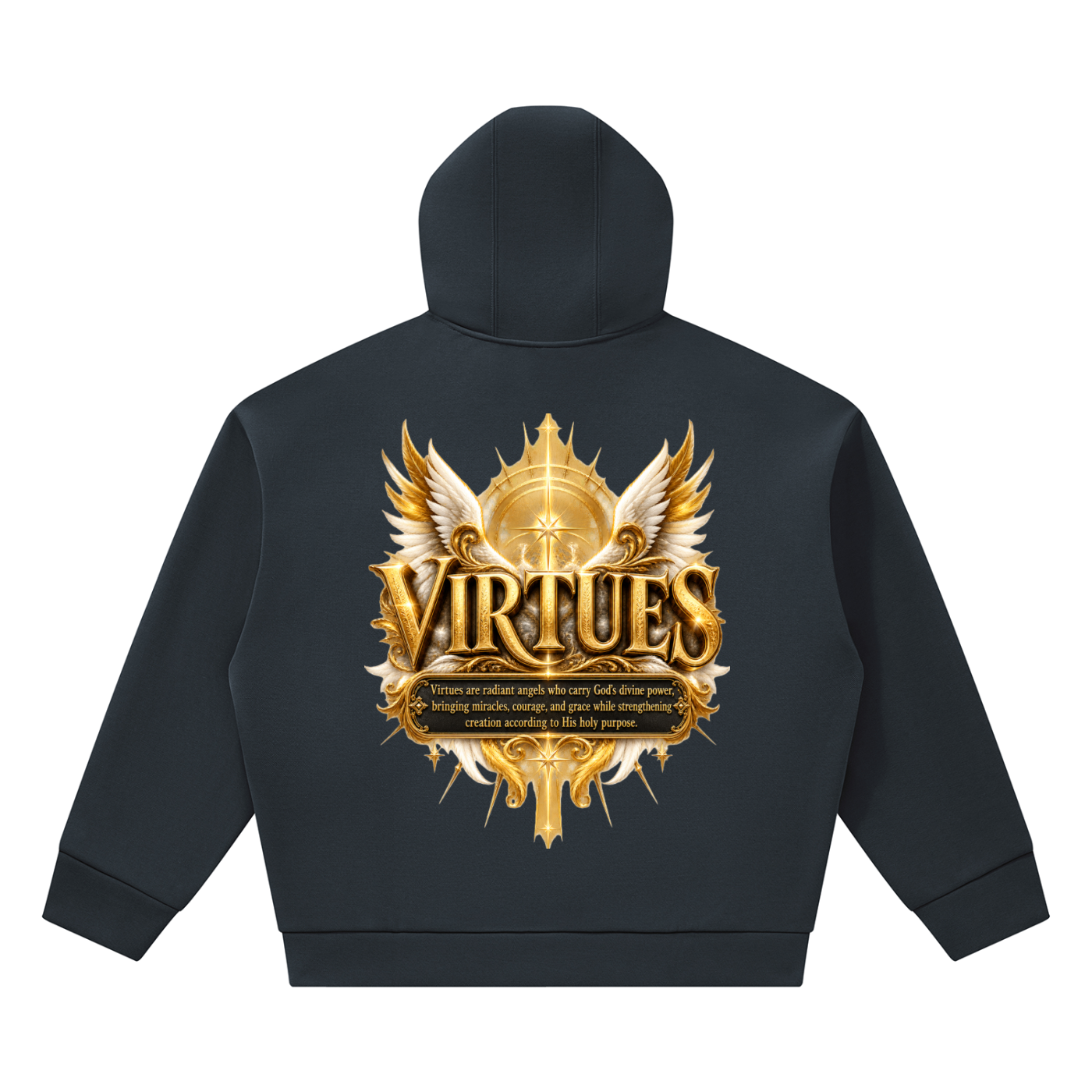 Jubilore "Virtues" Unisex Heavyweight Fleece Boxy Hoodie