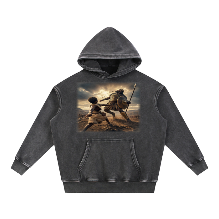 Jubilore "David" Snow Wash Fleece Oversize Hoodie