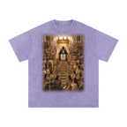 Jubilore “Solomon” Snow Washed Oversized Cotton T-Shirt