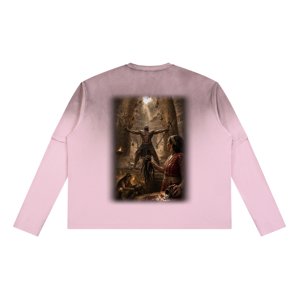 Jubilore “Samson” Unisex Vintage Wash Layered T-Shirt