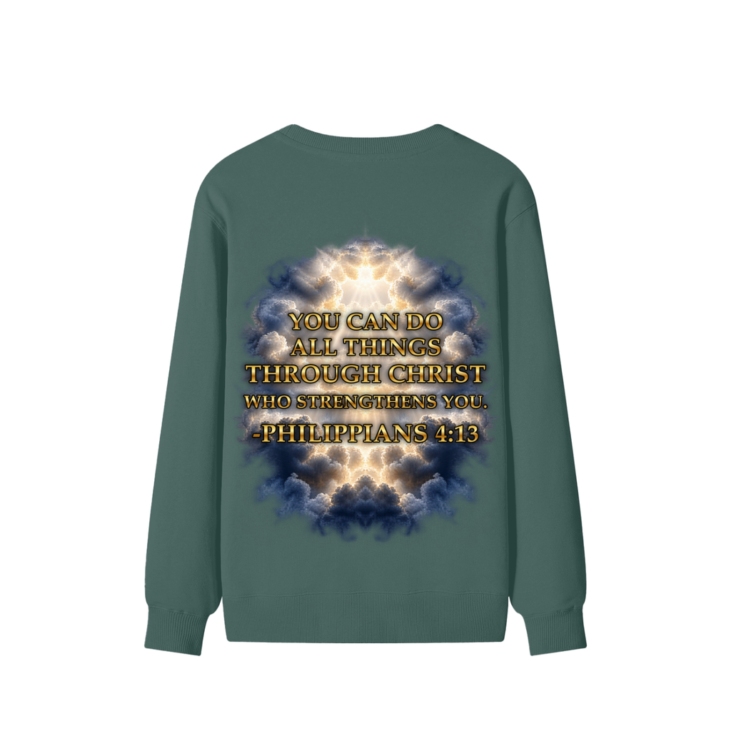 Jubilore "Christ Saves" Classic Unisex Cotton Sweatshirt