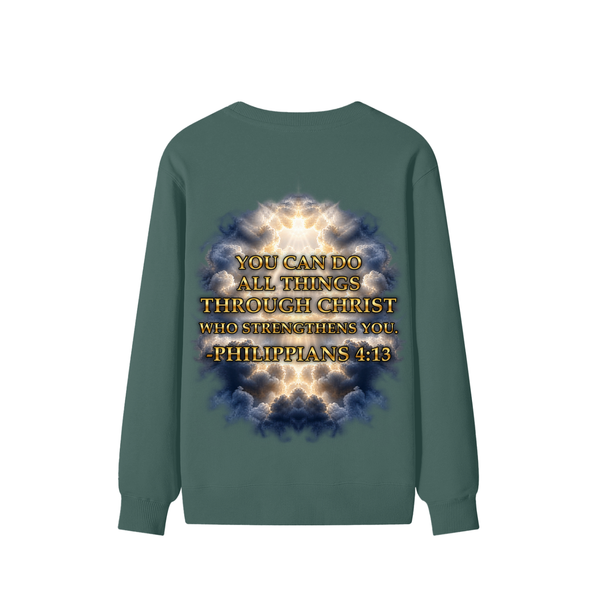 Jubilore "Christ Saves" Classic Unisex Cotton Sweatshirt