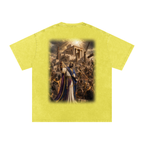 Jubilore “Solomon” Snow Washed Oversized Cotton T-Shirt