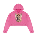 Jubiloré "Principalities" Women’s Mineral Washed Crop Hoodie