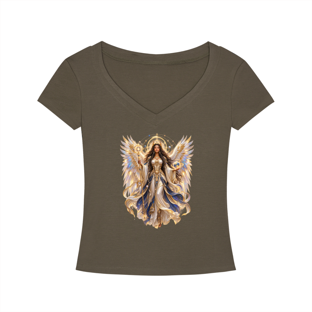 Jubiloré "Dominions" Tencel Slim Fit V-Neck T-Shirt