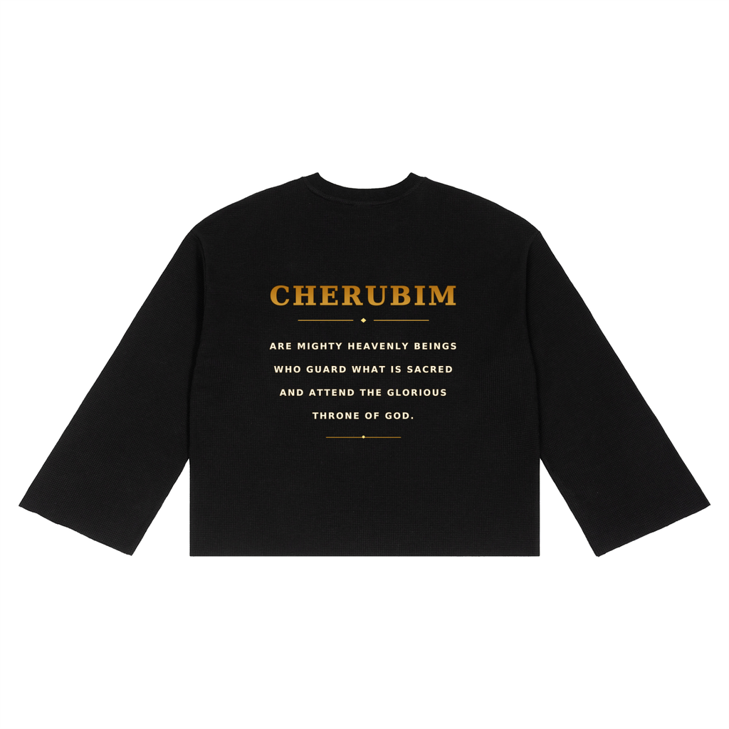 Jubilore Cherubim Unisex Waffle Raw Edge T-Shirt