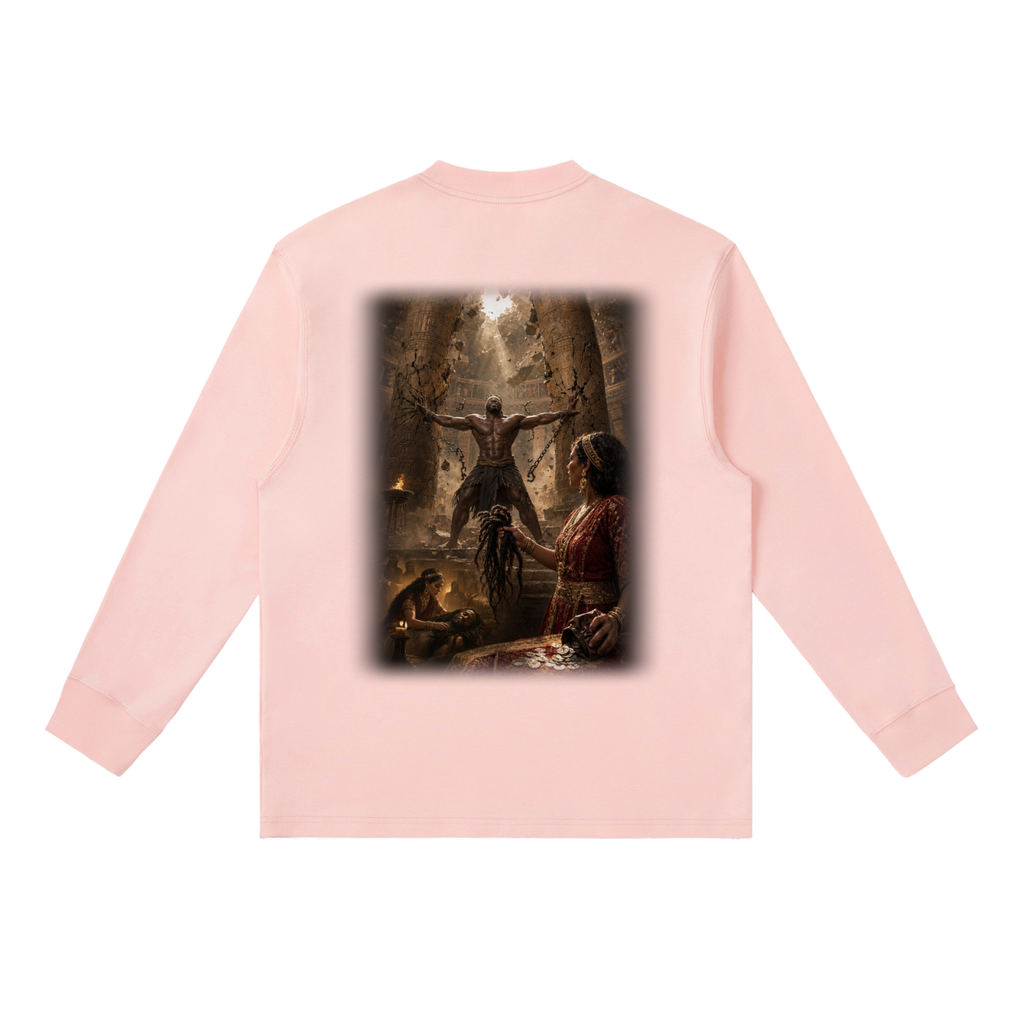 Jubilore "Samson" Essential Crewneck Long-Sleeve T-Shirt