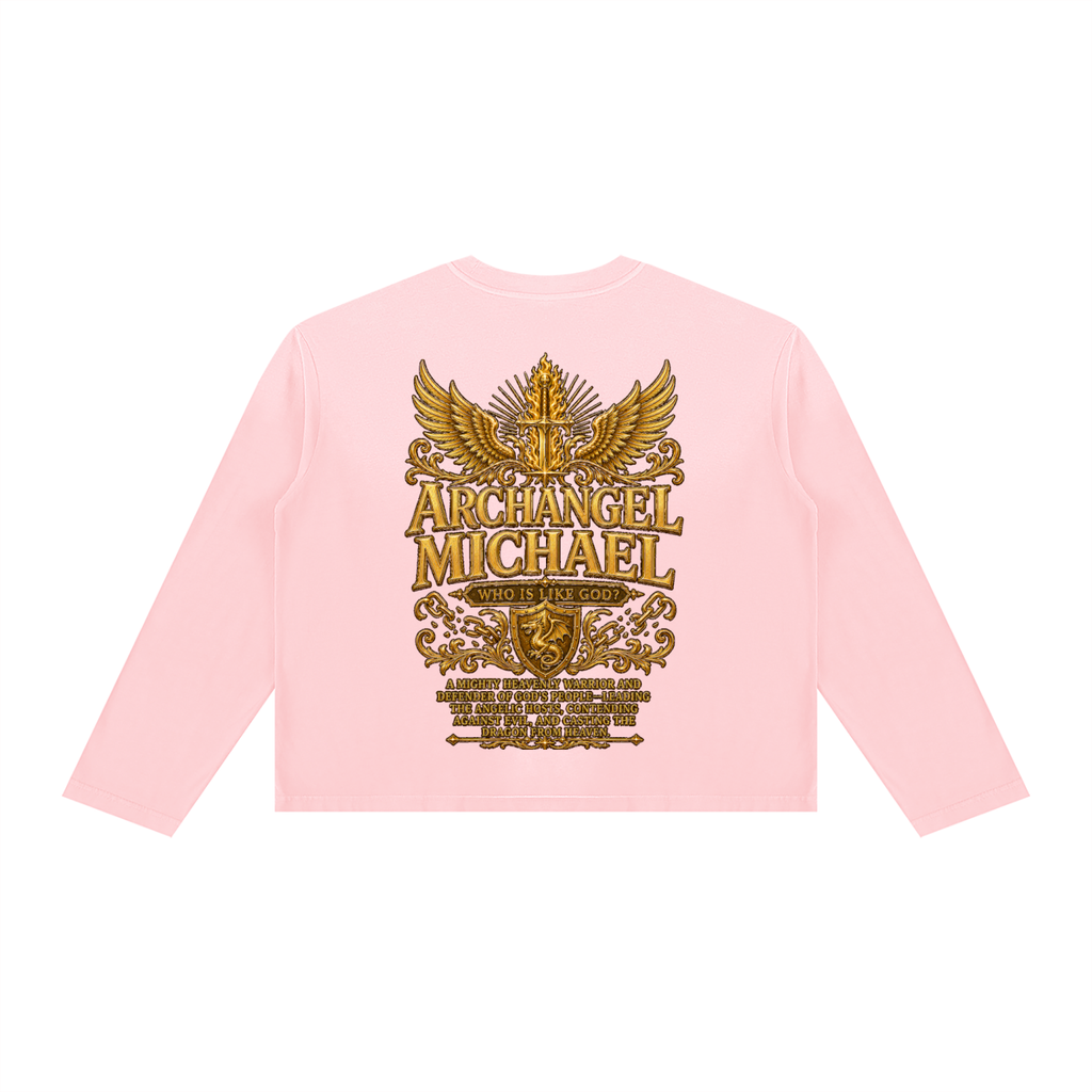 Jubilore "Michael" Unisex Sunfade Boxy Long Sleeve T-Shirt