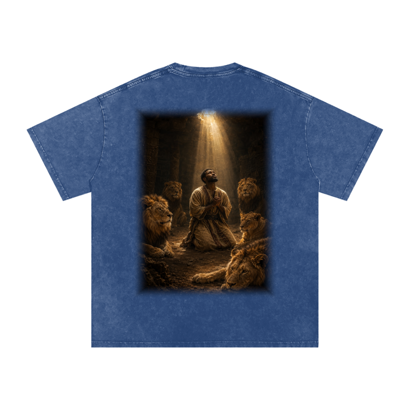 Jubilore "Daniel" Snow Washed Oversized Cotton T-Shirt