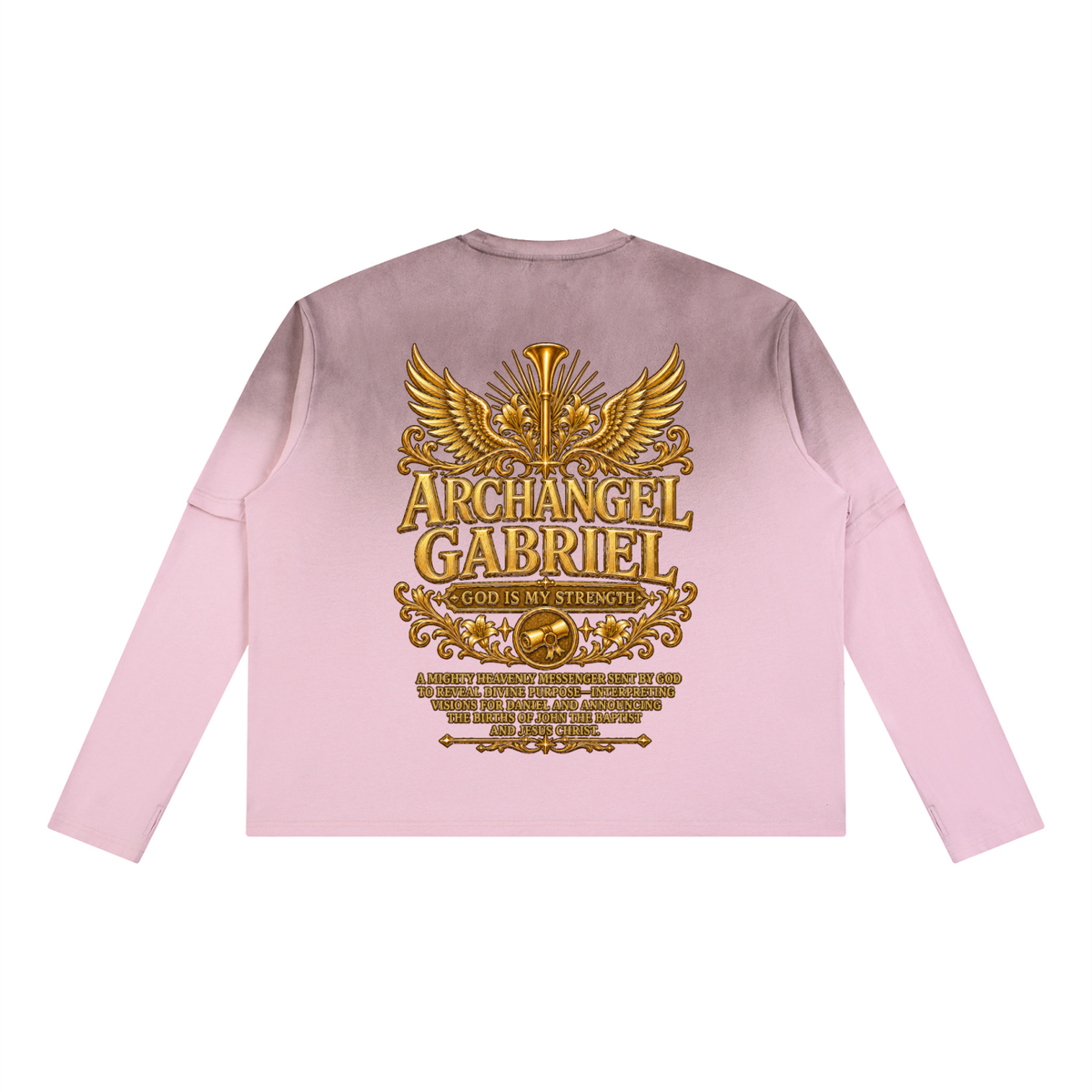 Jubilore "Gabriel" Unisex Vintage Wash Layered T-Shirt