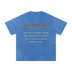 Jubilore Cherubim Snow Washed Oversized Cotton T-Shirt