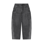 Jubiloré Women's Vintage Wash Barrel Leg Jeans