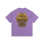 Jubilore "Powers" Vintage Washed Oversized Cotton T-Shirt