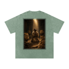 Jubilore "Daniel" Snow Washed Oversized Cotton T-Shirt