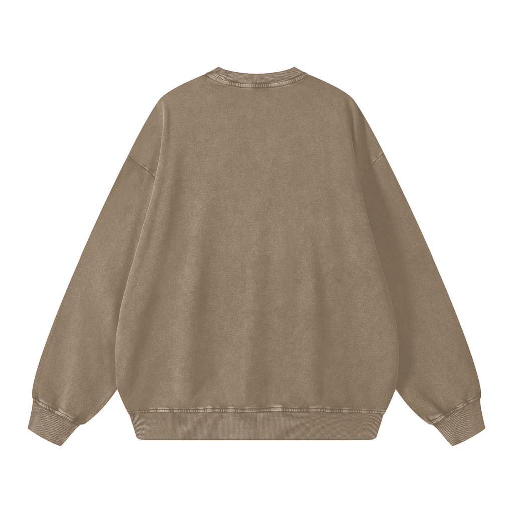 Jubilore "NAA" Snow Washed Oversized Sweatshirt