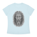 Jubiloré "Shroud of Turin" Women's Slim Fit Crewneck T-Shirt