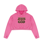 Jubiloré "JIG" Women’s Mineral Washed Crop Hoodie