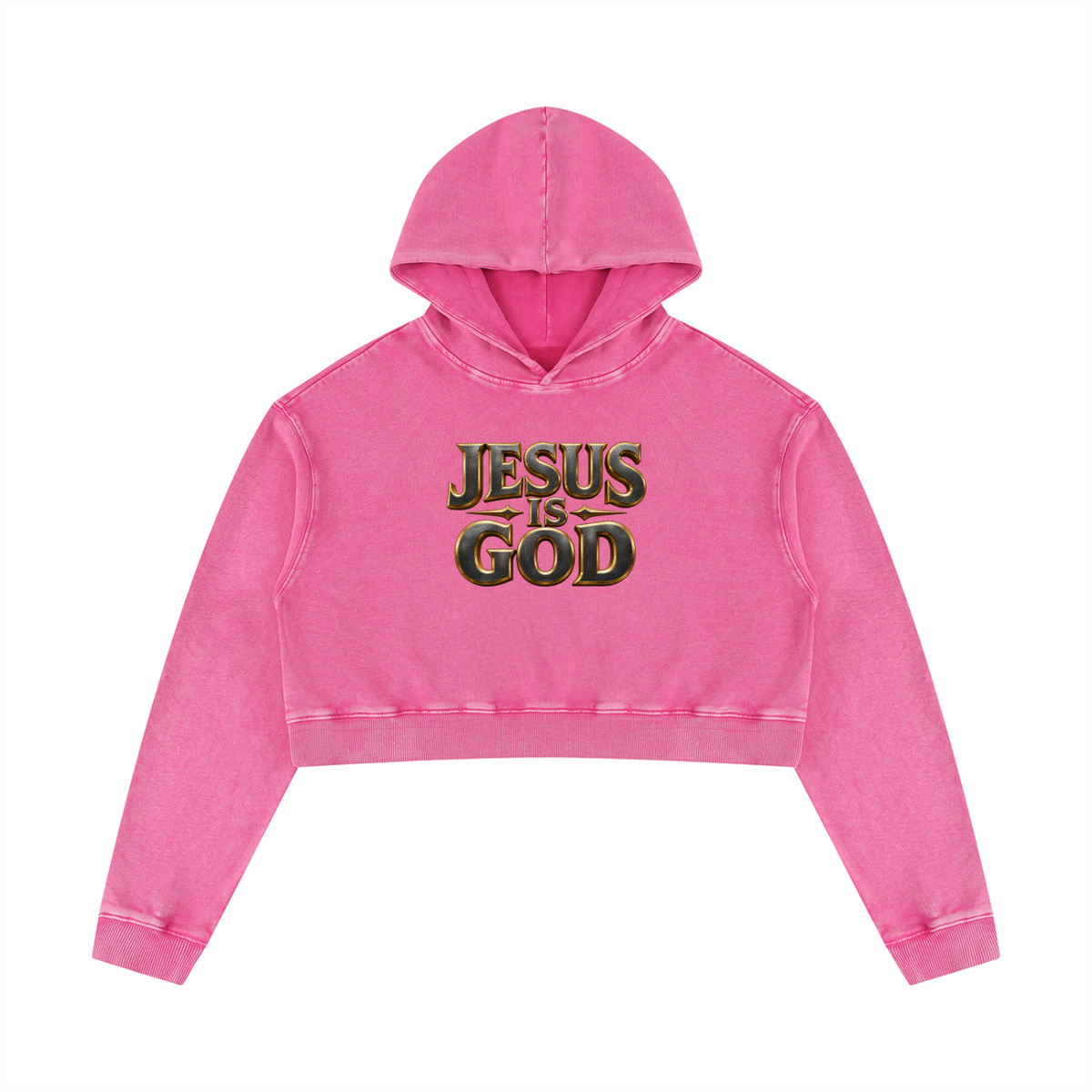 Jubiloré "JIG" Women’s Mineral Washed Crop Hoodie