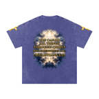 Jubilore "Christ Saves" Snow Washed Oversized Cotton T-Shirt