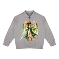 Jubilore "Raphael" Unisex Vintage Wash Collared Sweatshirt