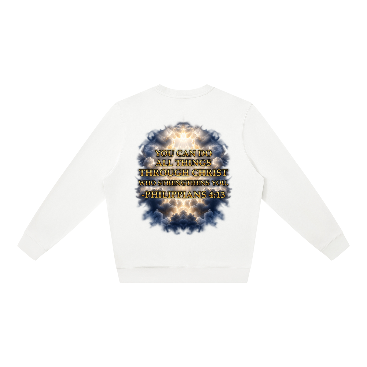 Jubilore "Christ Saves" Unisex Oversized Crewneck Sweatshirt