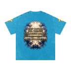 Jubilore "Christ Saves" Snow Washed Oversized Cotton T-Shirt