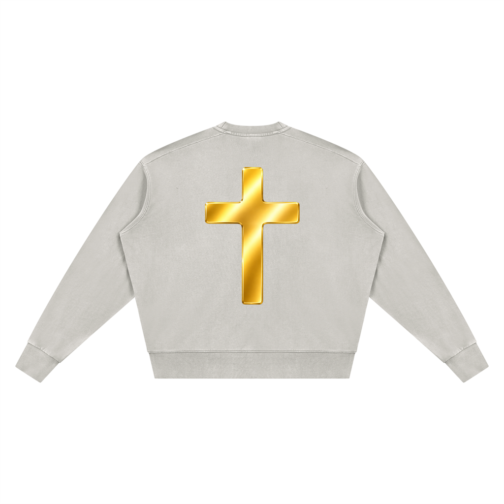 Jubilore "DVA"  Vintage Wash Crewneck Sweatshirt