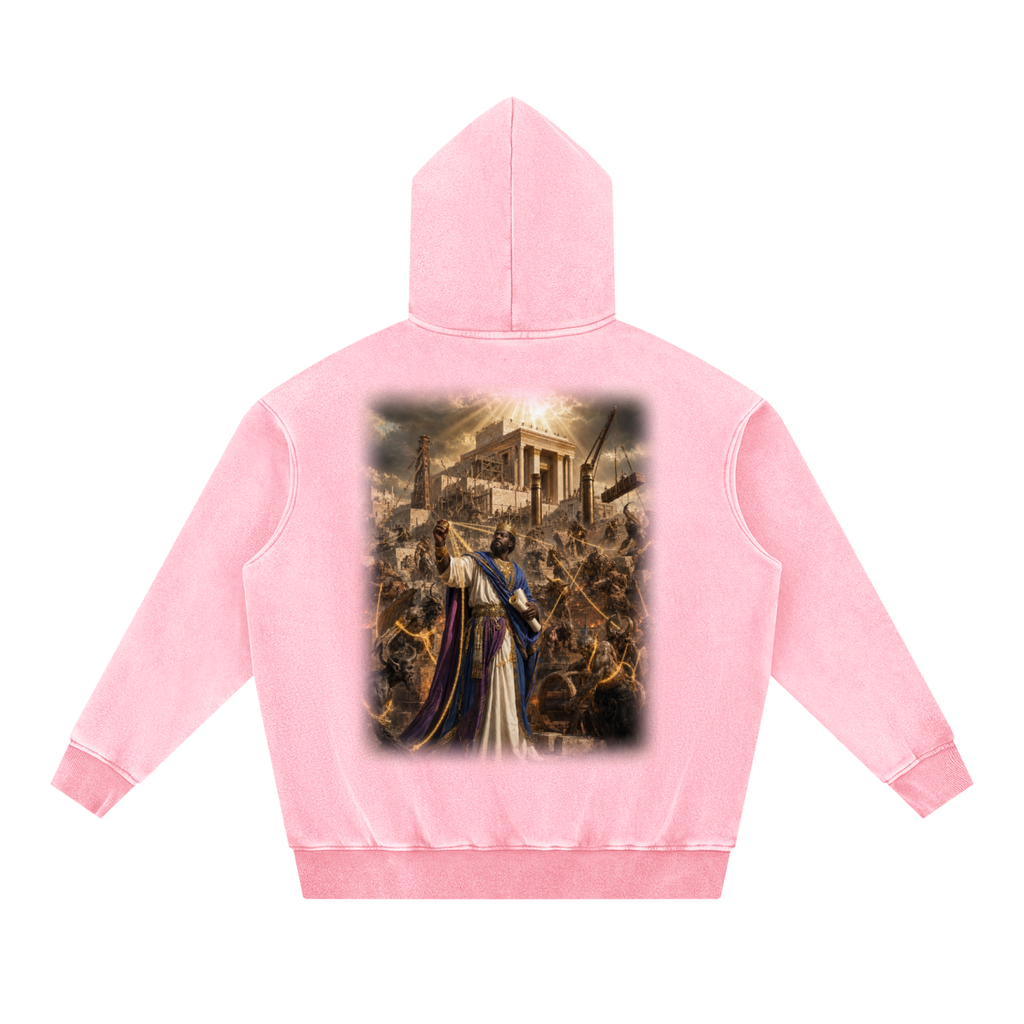 Jubilore "Solomon" Snow Wash Fleece Oversize Hoodie