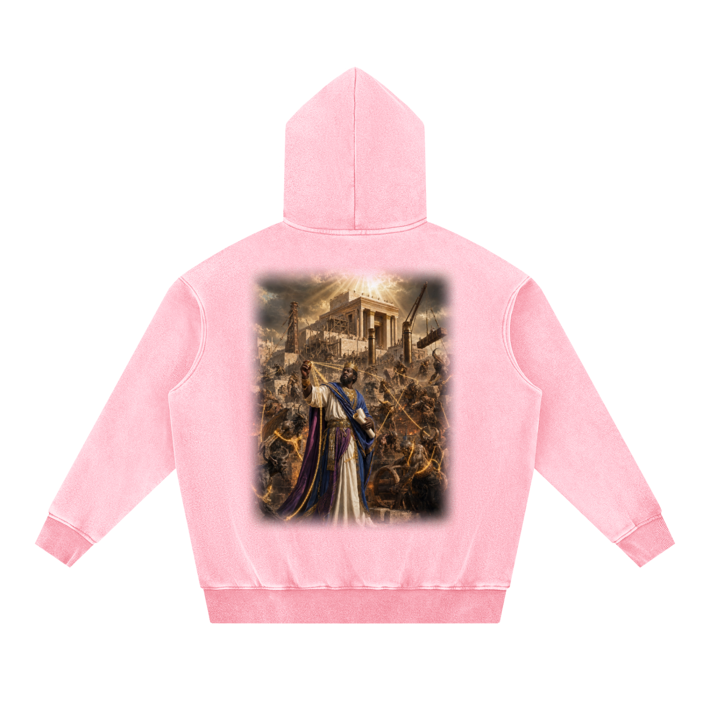 Jubilore "Solomon" Snow Wash Fleece Oversize Hoodie