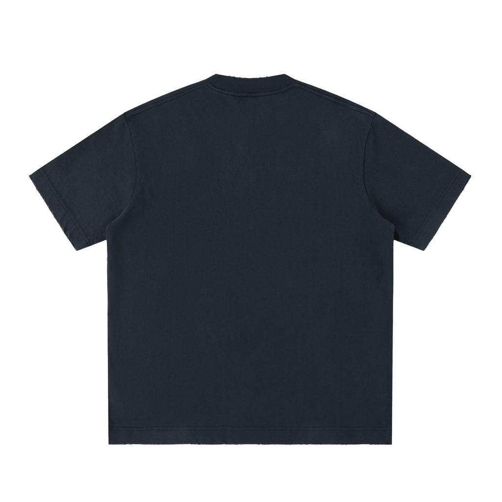 Jubilore "JIG" Heavyweight Vintage Washed Frayed T-Shirt