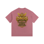 Jubilore "Powers" Vintage Washed Oversized Cotton T-Shirt