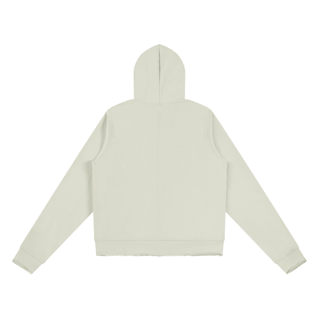 Jubiloré Women’s Raw Edge Full Zip Hoodie