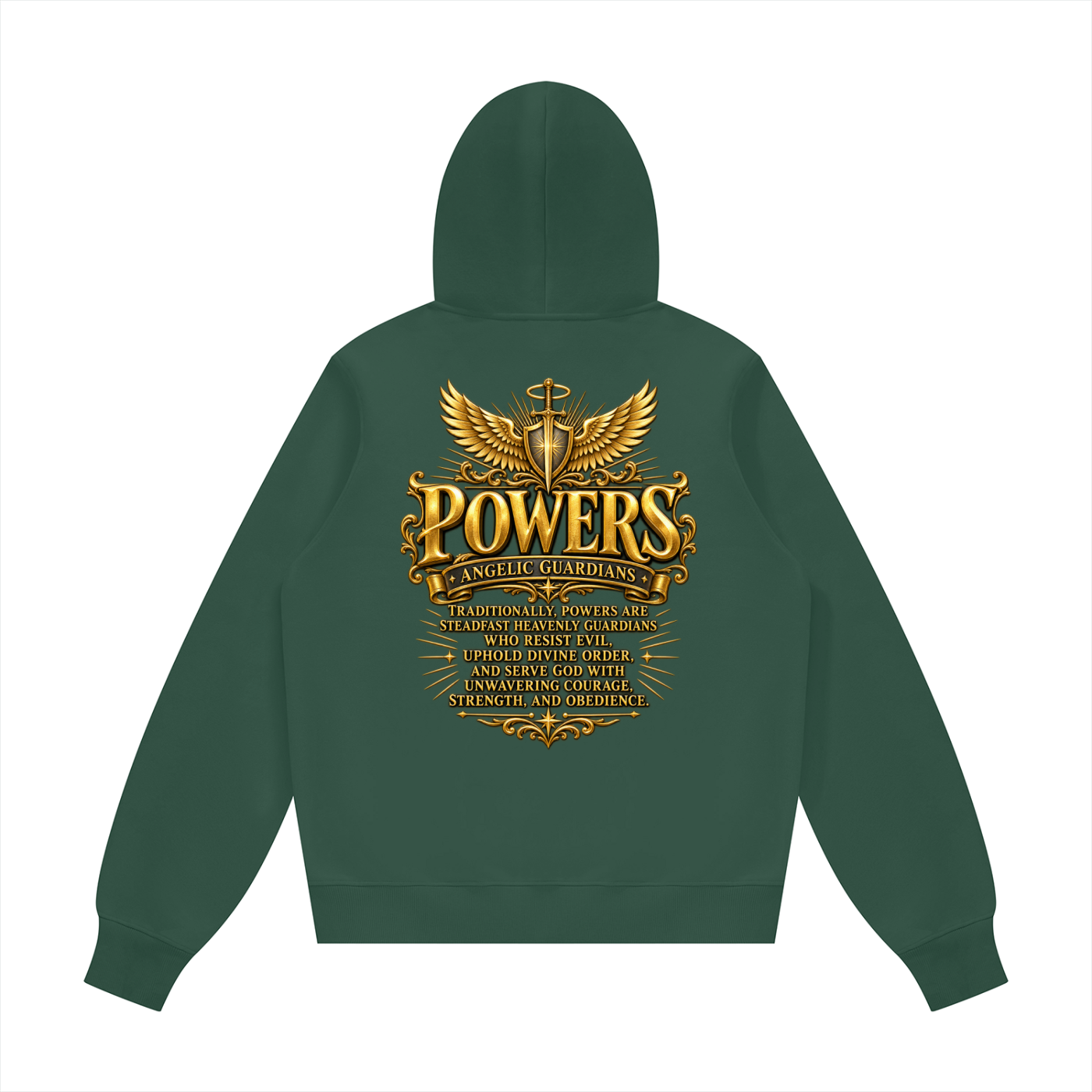 Jubilore "Powers" Unisex Fleece Regular Shoulder Hoodie