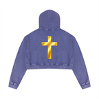 Jubiloré "BCA" Women’s Mineral Washed Crop Hoodie