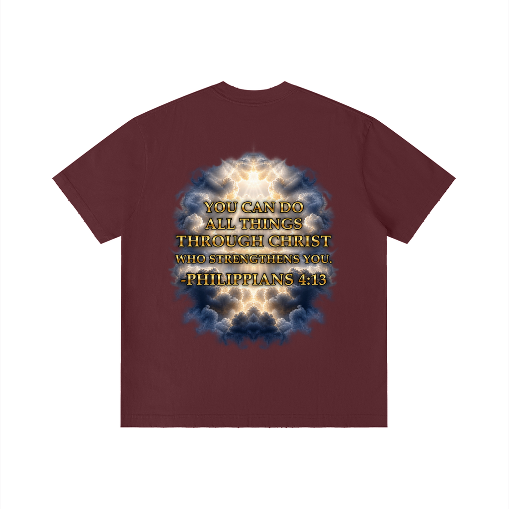 Jubilore "Christ Saves" Unisex Vintage Wash Distressed T-Shirt