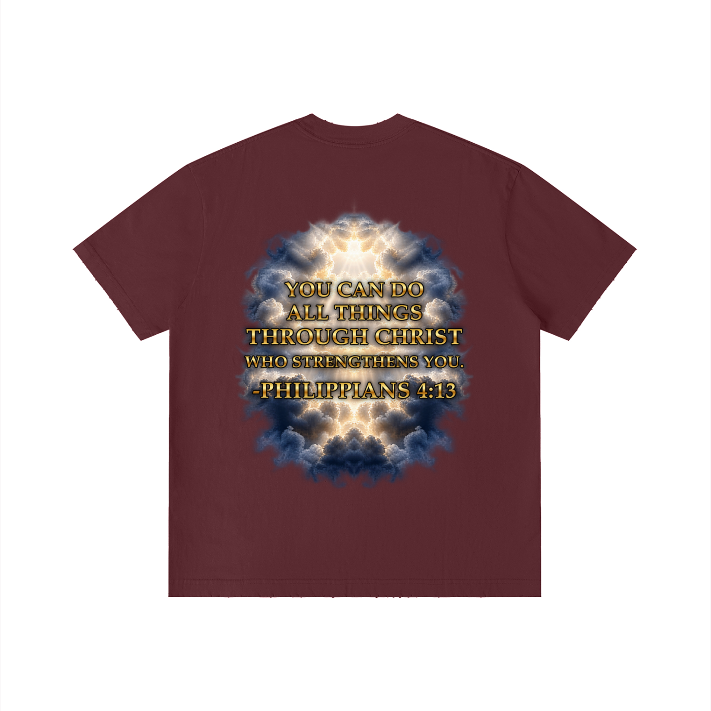 Jubilore "Christ Saves" Unisex Vintage Wash Distressed T-Shirt