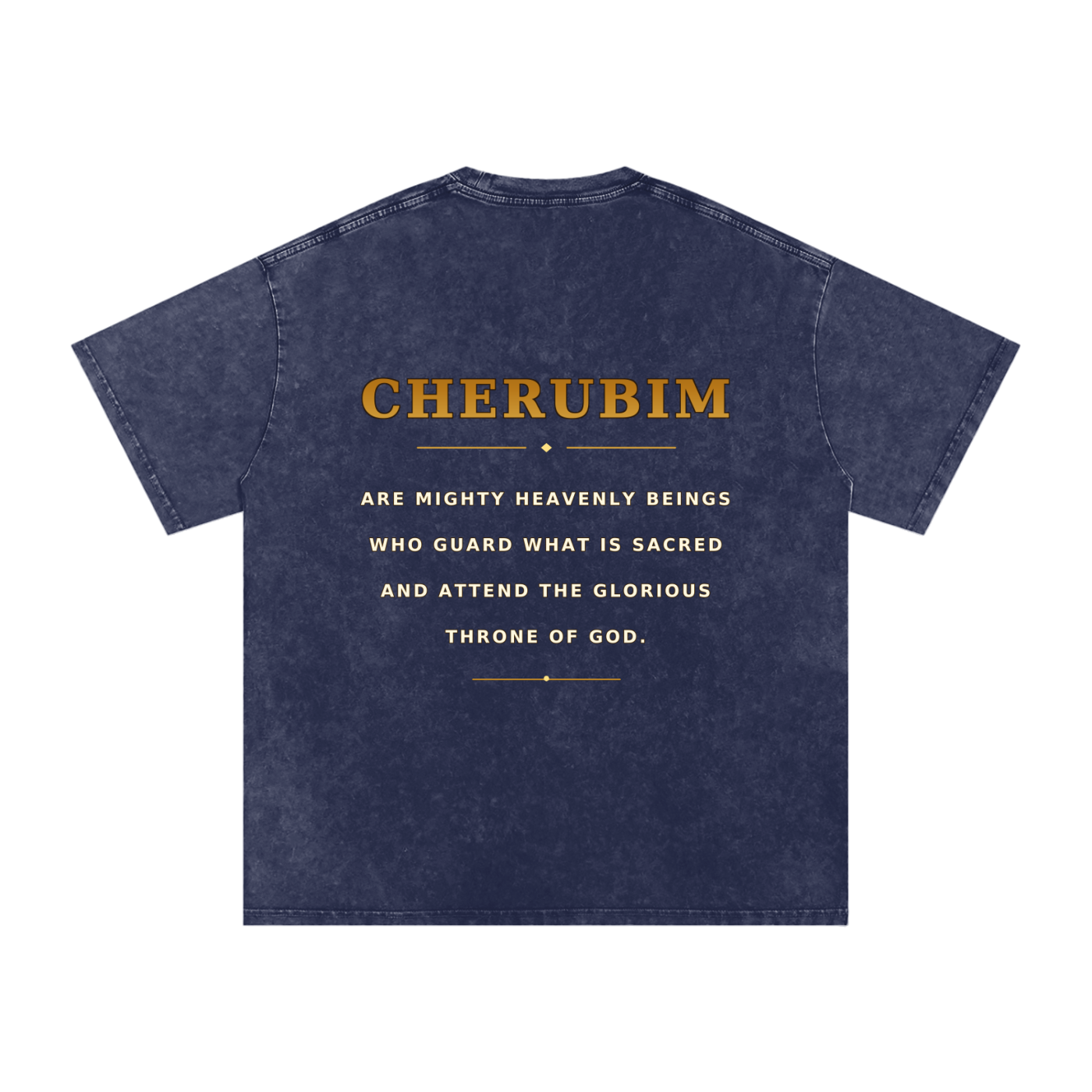 Jubilore Cherubim Snow Washed Oversized Cotton T-Shirt