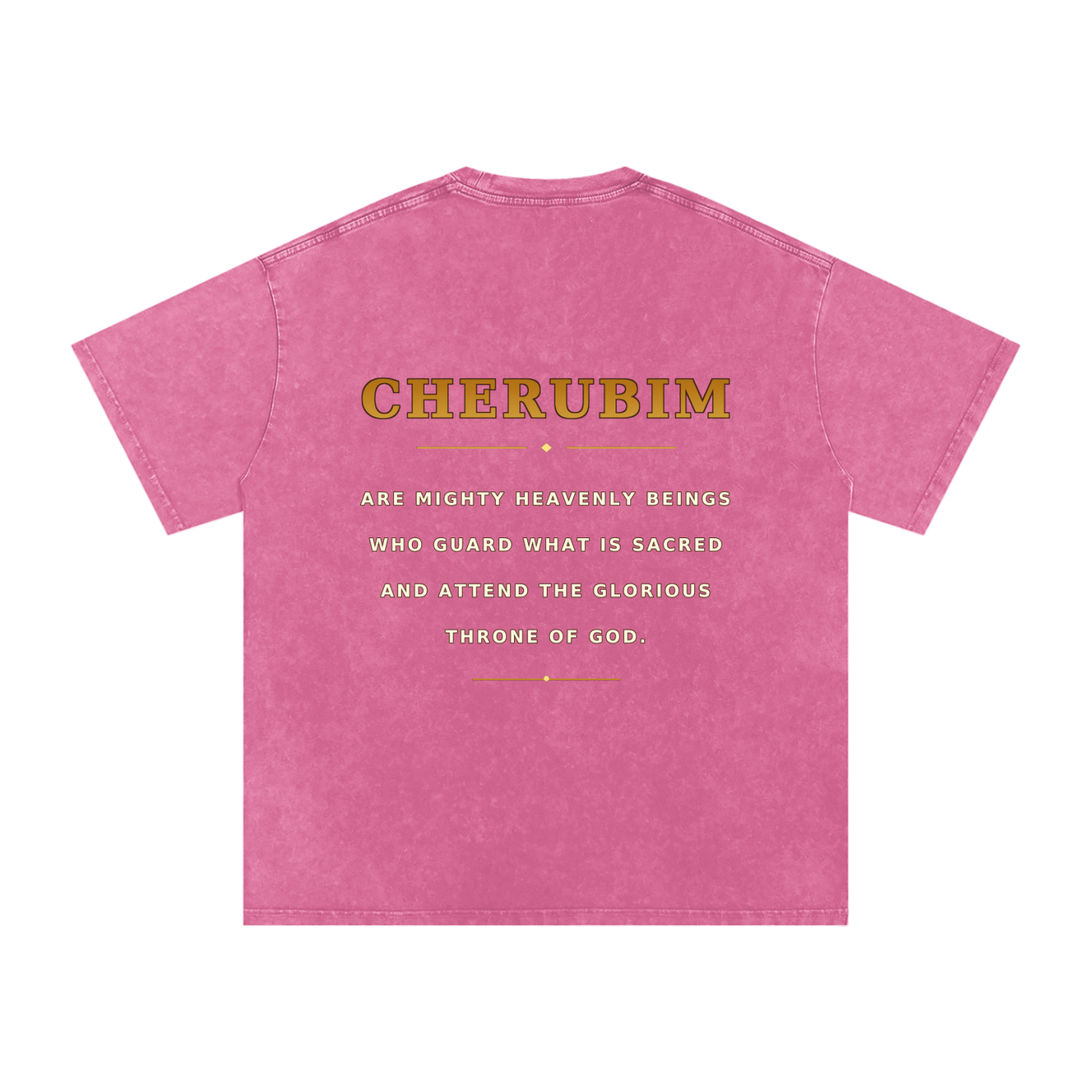 Jubilore Cherubim Snow Washed Oversized Cotton T-Shirt