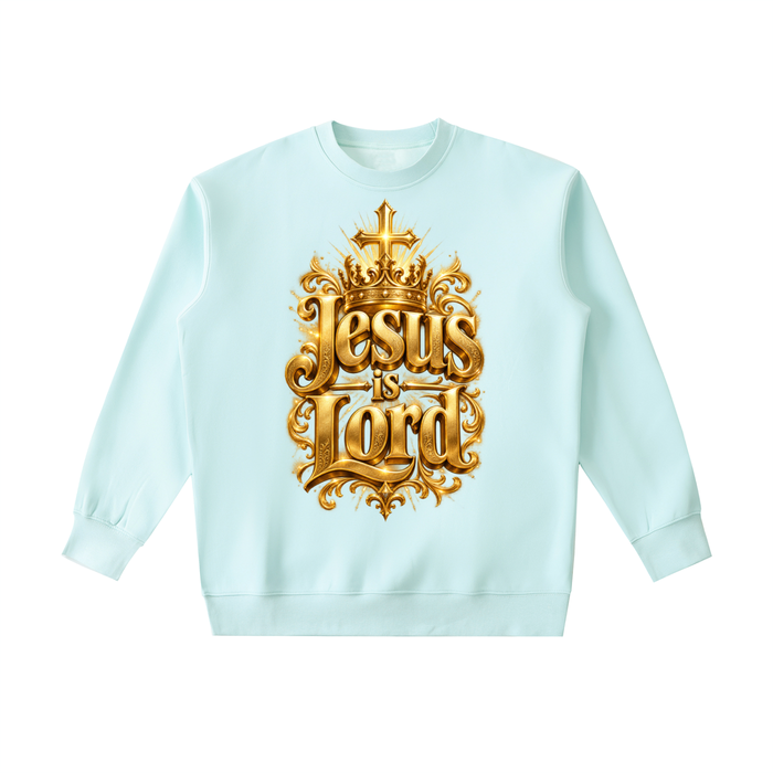 Jubilore "Jesus Is LORD" Essential Heavyweight Crewneck Sweatshirt