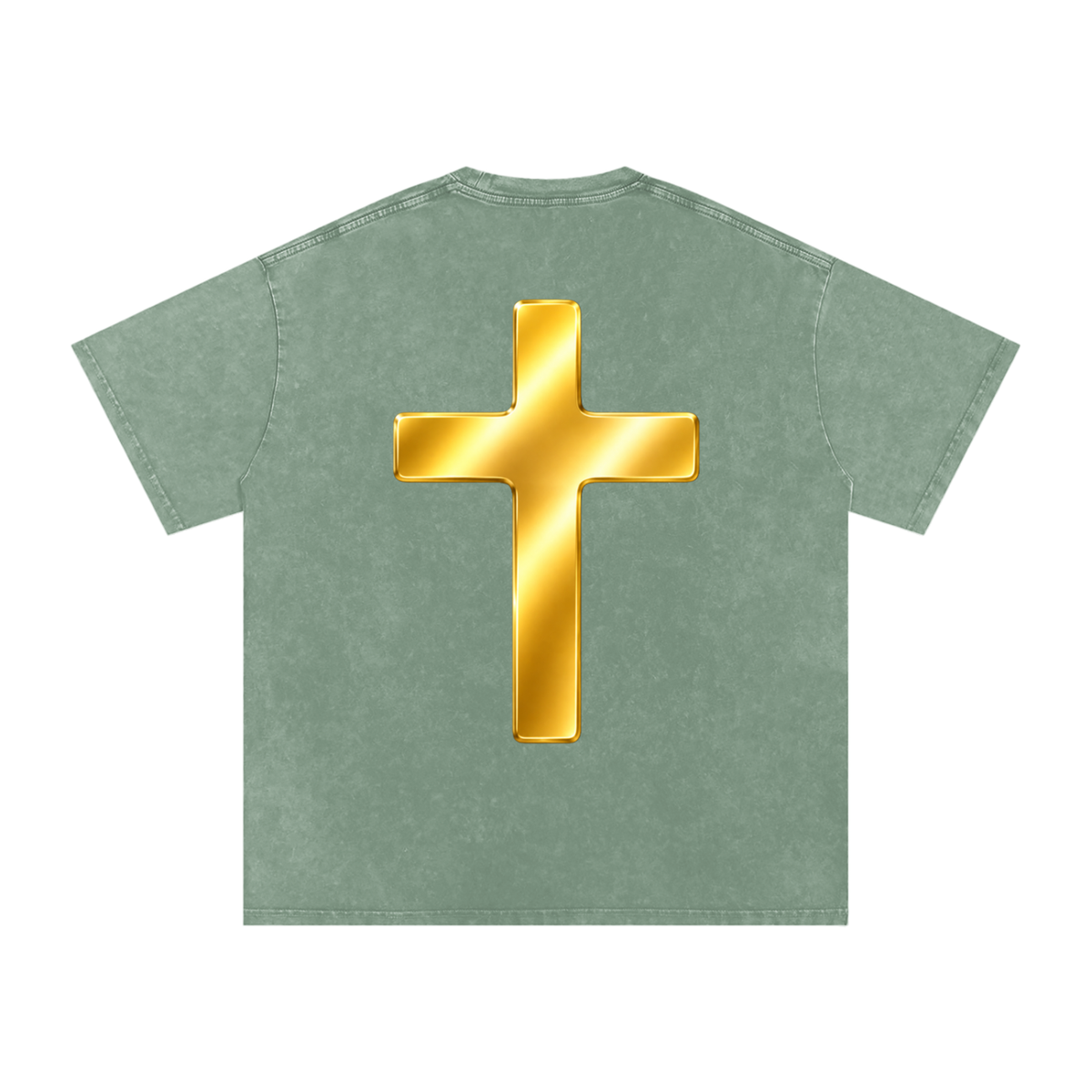 Jubilore "Shroud of Turin" Snow Washed Oversized Cotton T-Shirt