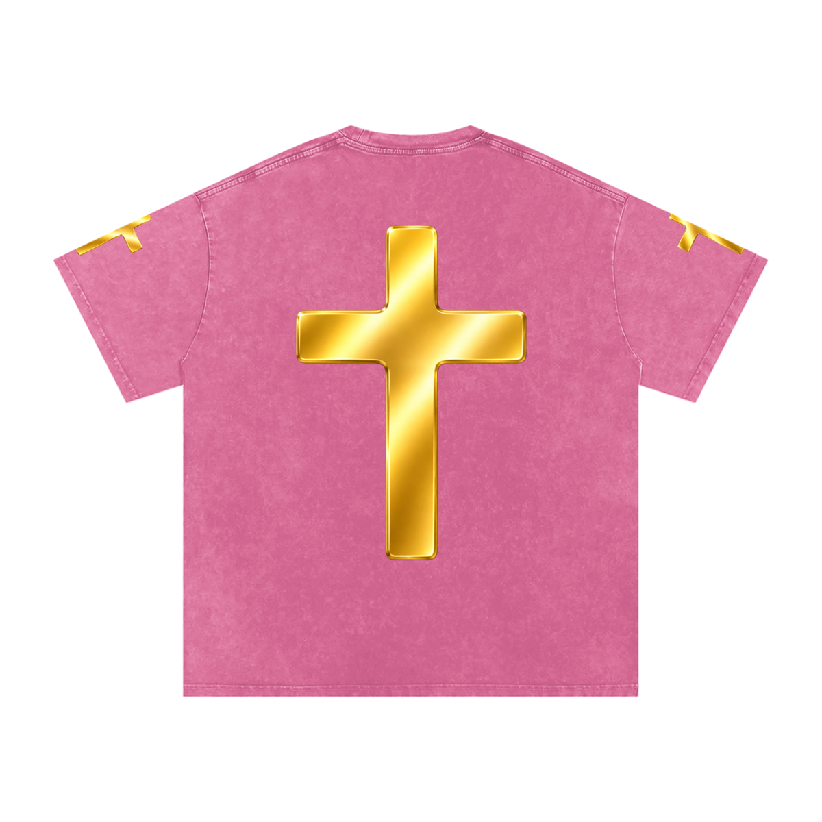 Jubilore "Jesus Is LORD" Snow Washed Oversized Cotton T-Shirt