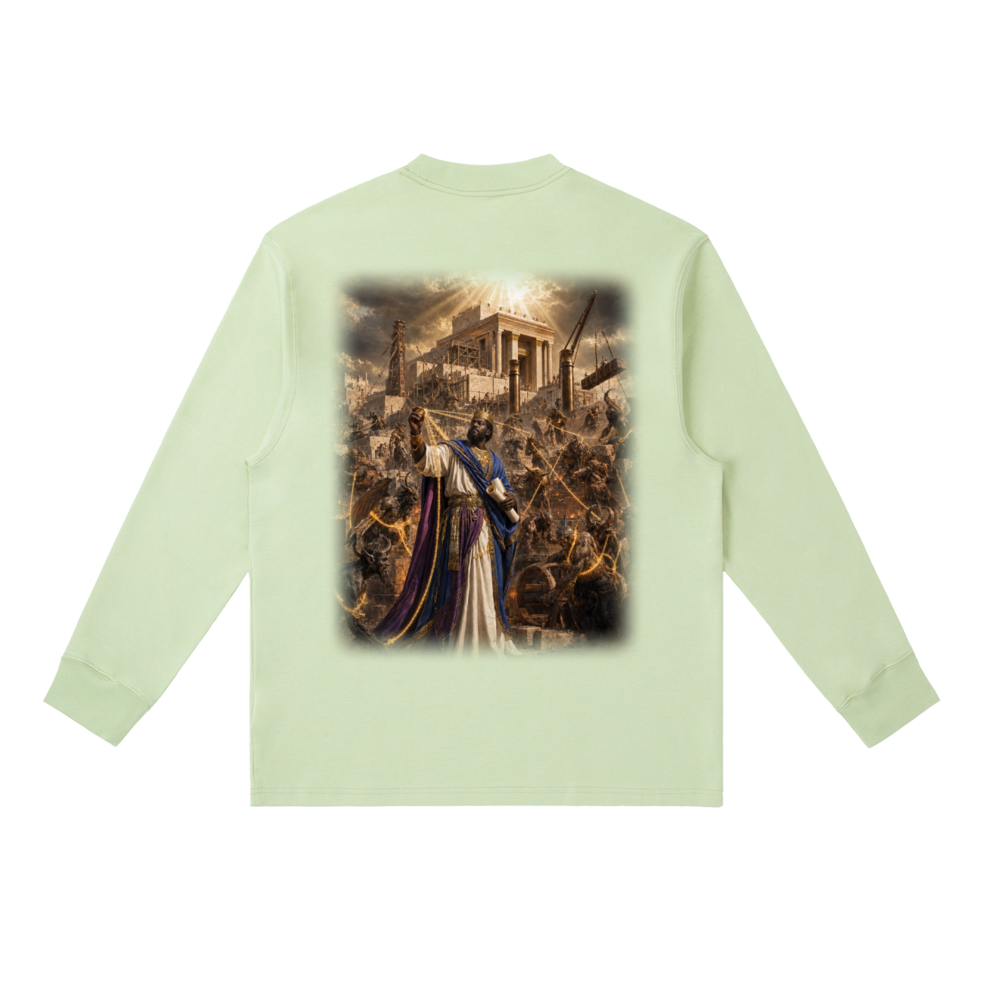 Jubilore "Solomon" Essential Crewneck Long-Sleeve T-Shirt