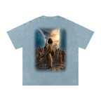 Jubilore “Moses” Snow Washed Oversized Cotton T-Shirt