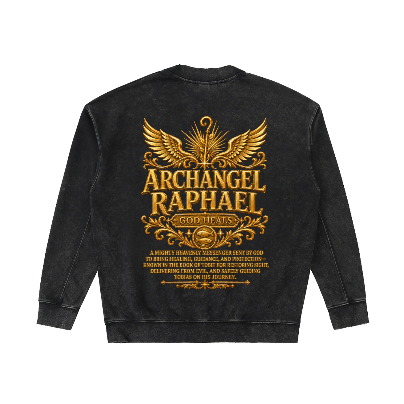 Jubilore "Raphael" Drop Shoulder Crewneck Sweatshirt