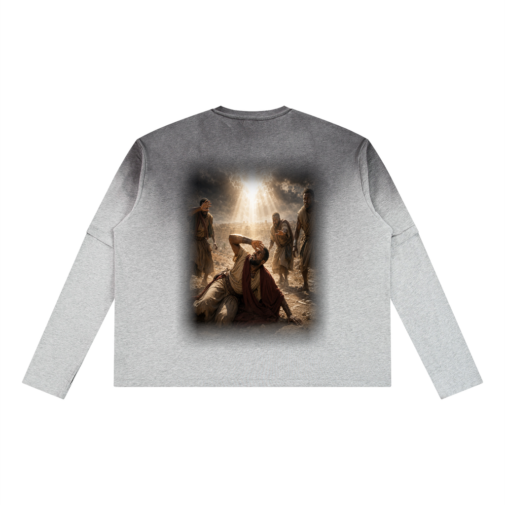 Jubilore “Paul” Unisex Vintage Wash Layered T-Shirt