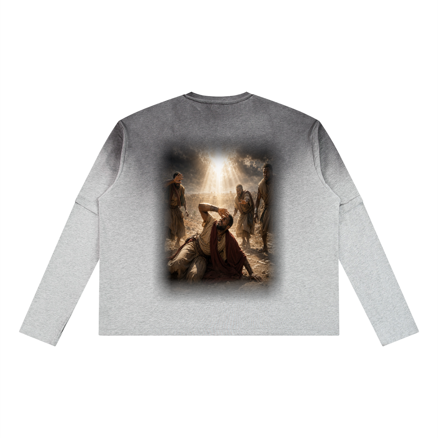 Jubilore “Paul” Unisex Vintage Wash Layered T-Shirt